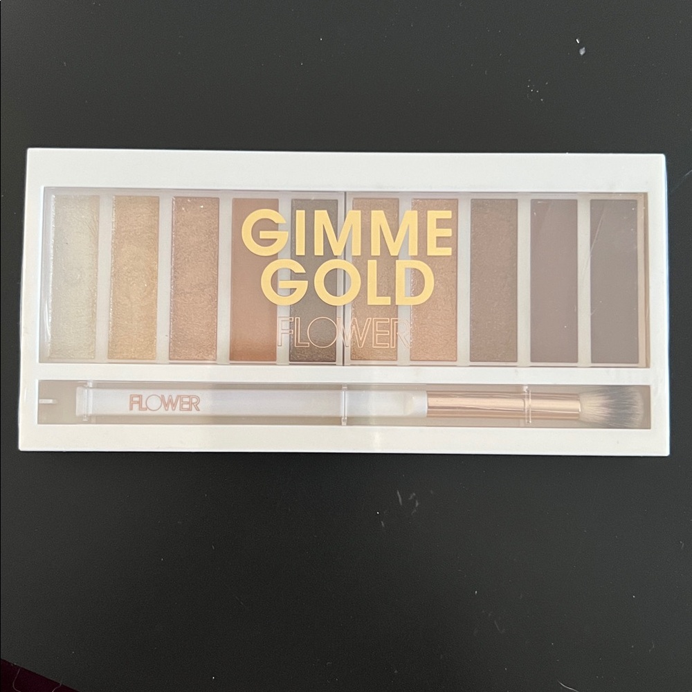 FLOWER Beauty Gold & Brown Eyeshadow Palette
